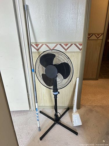 Pedestal Fan, Adjustable Tension Rod & IKEA SUNNERSTA Accessory (1 of 5)