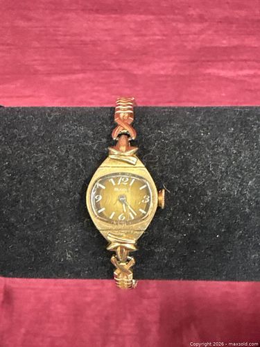 Bulova Stretch Expandable Gold/Silver Tone Wrist Watch (1 of 3)