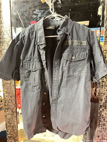 Harley Davidson Genuine Motoclothes Size M Cotton Shirt (1 of 4)