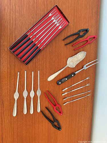 Assorted Seafood and fish Utensils.   A  (1 of 10)