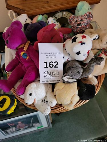 collectible Ty Beanie Babies and Beanie Buddies plush toys. (1 of 5)