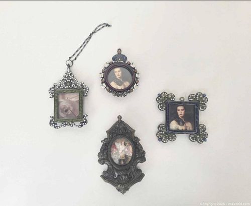 Vintage Miniature Frame Collection — Set of Four (1 of 10)
