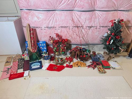  Artificial Christmas Tree & Assorted Decorations (1 of 20)