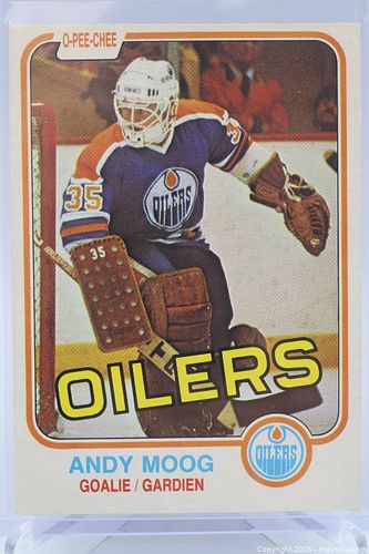 Andy Moog 1981 O-Pee-Chee Rookie Card (1 of 2)