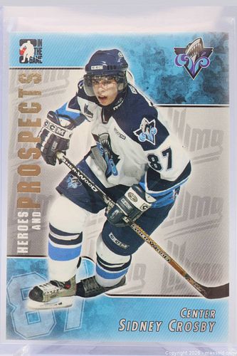 Sidney Crosby 2004 In The Game Top Prospects Card (Pre Rookie) (1 of 2)