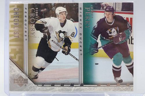 Sidney Crosby / Corey Perry 2005-06 UD Checklist Rookie Card (1 of 2)