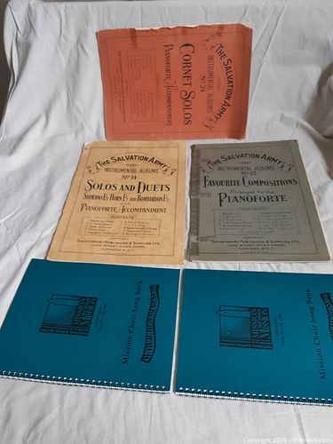 FIVE PIANO MUSIC PAMPLETS (1 of 9)