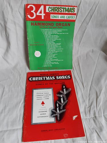 TWO CHRISTMAS SONG, ORGAN MUSIC (1 of 9)