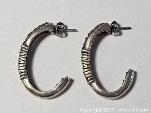 Sterling Silver Jeweled Earrings  (1 of 14)