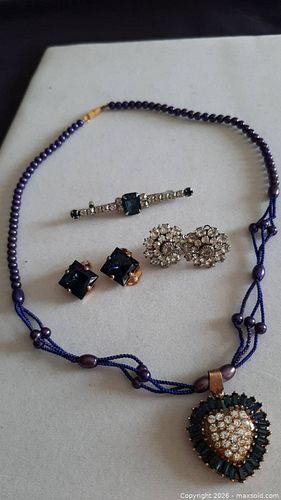 Costume Pendant,  Earrings, Pin (1 of 7)