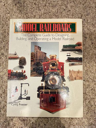 VINTAGE 1991 MODEL RAILROADS GUIDE BY CYRIL J. FREEZER HARDBACK BOOK  (1 of 7)
