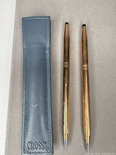 Cross Gold-Tone Ballpoint & Mechanical Pencil Set (1 of 7)