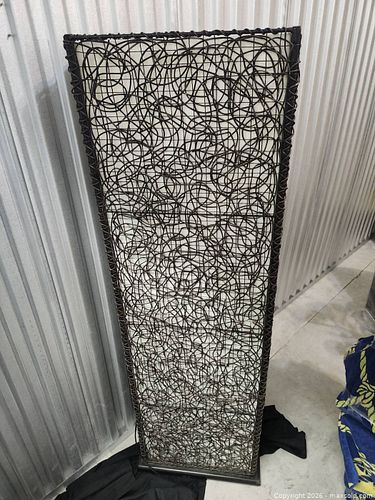 Tall Rattan Floor Lamp  (1 of 3)