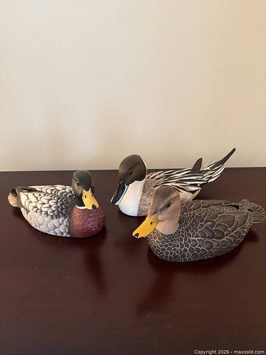 Collectible Gosset Mallard Drake Wooden Decorative Decoy, Limited Edition (1 of 17)