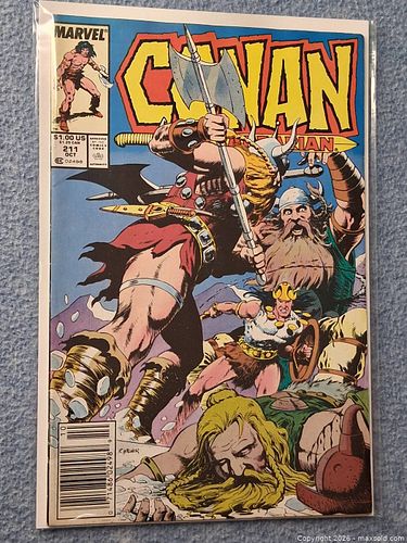 Conan the Barbarian #211 — Marvel (Oct) comic (1 of 3)