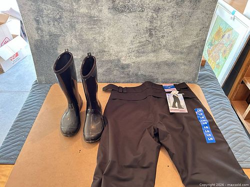 Stormpack / Sunice Ladies Snow Pants and Kamik Rain Boots, Large, Black (1 of 8)