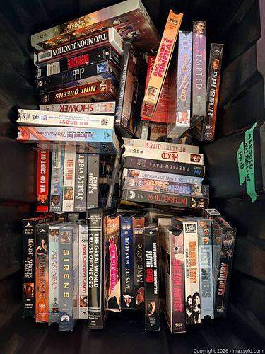 Large tote of VHS  (1 of 2)
