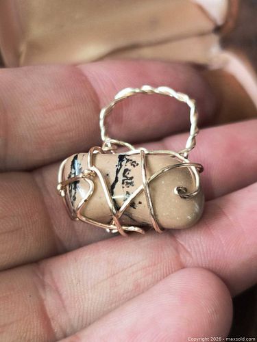 Desert Jasper Stone Ring  (1 of 4)