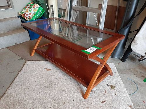 Wooden coffee table (1 of 3)