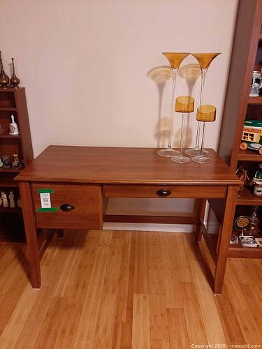 Wooden writing desk (1 of 8)