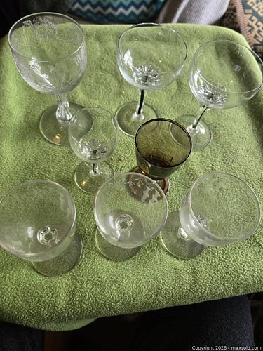 Collection of collectible glasses. (1 of 10)