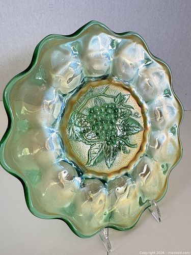 Imperial Heavy Grape Helios Green Small Plate (1 of 5)