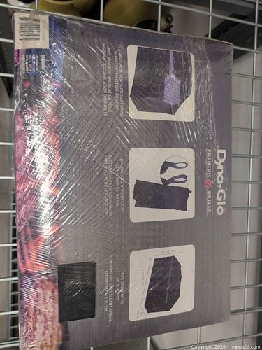 Dyna-Glo 68" x 24" x 42" Black Polyester Grill Cover (1 of 7)
