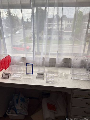 Mixed Acrylic & Metal Retail Display Pieces with Luggage Tags (1 of 5)