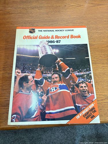 NHL Official Guide & Record Book, 1986-87 (Paperback) (1 of 5)