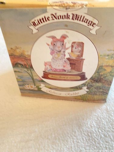 Little Nook Village Victorian Rabbit Figurine (1 of 5)