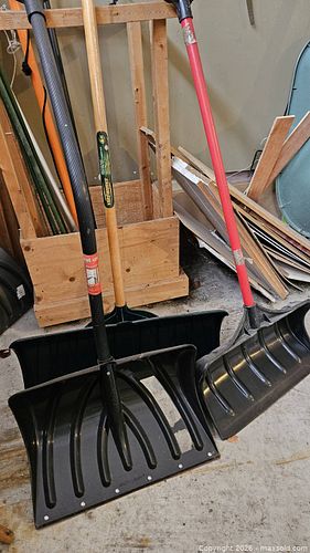 Ready for next winter ... Snow Shovels! (1 of 1)