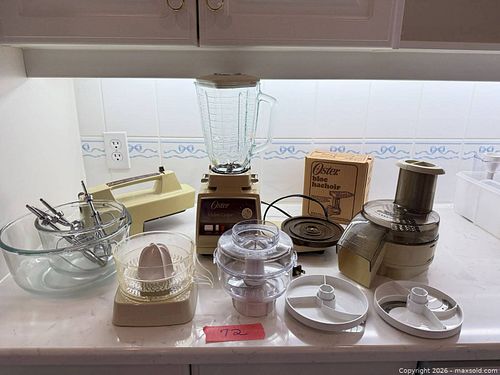 Oster Kitchen Appliance Set: Blender, Food Processor, Mixer, Juicer (1 of 13)