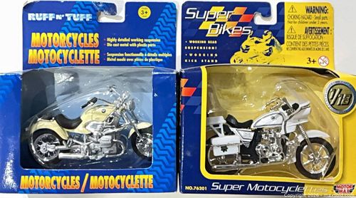 Lot of 2  1/18 Die-Cast Toy Motorcycles, Ruff N' Tuff & Motor Max (1 of 7)