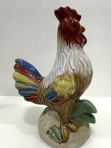 Hand-Painted Glazed Ceramic Figurine Statue (1 of 5)