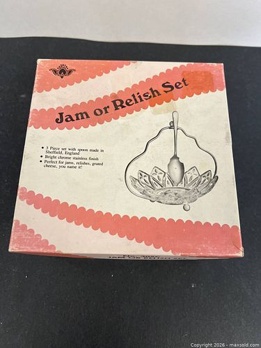 1950's Vintage Jam Relish Set No 305C (1 of 3)