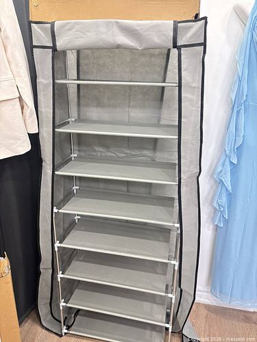 cloth shoe rack zipps up  (1 of 4)