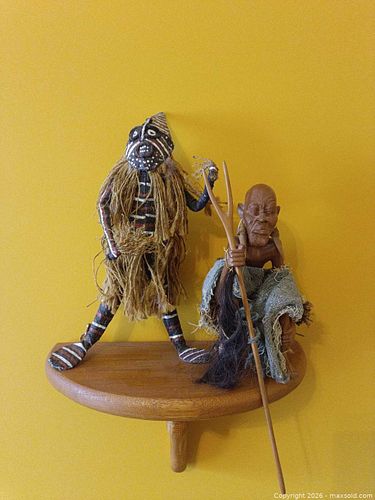African Carving, Doll, Wall Shelf A (1 of 16)