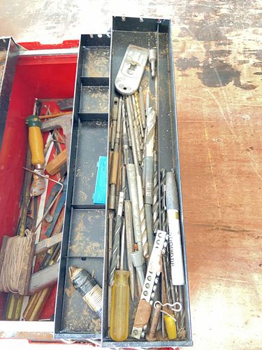 Assorted Hand Tools, Toolbox/Tray with Multimeter in Case (1 of 3)