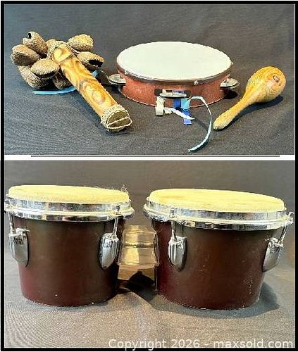 Vintage Musical Instruments: Bongos and Percussions (1 of 11)