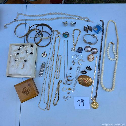 Jewelry Lot - Gold, Sterling, Costume (1 of 10)