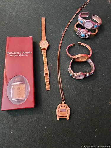 PierCarlo d'Alessio & Unbranded Watch Lot with Bracelet & Pendant (1 of 8)