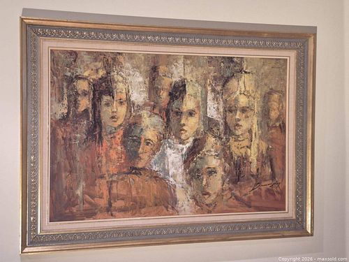 A Large Signed Original Oil Painting (1 of 10)