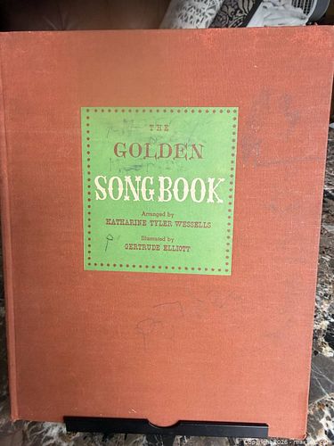 VINTAGE 1945 THE GOLDEN SONGBOOK ARRANGED BY KATHARINE TYLER WESSELLS  (1 of 6)