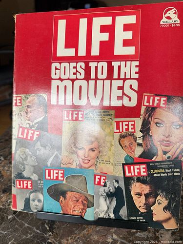 VINTAGE 1975 LIFE GOES TO THE MOVIES (SEPARATED FROM THE SPINE BUT ALL THERE)  (1 of 6)