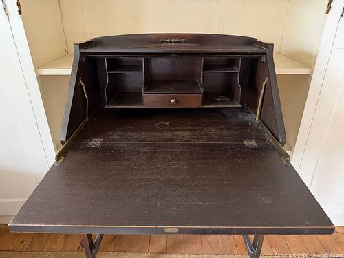 Vintage Secretary Desk + Oak Chair (1 of 20)