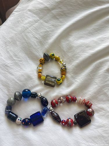 Vintage Hand crafted Stretch Bracelets - Multi-Color (1 of 10)