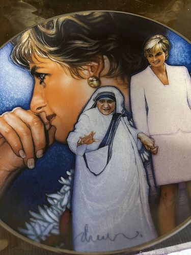 Franklin Mint Princess Diana Commemorative Porcelain Plate (1 of 5)