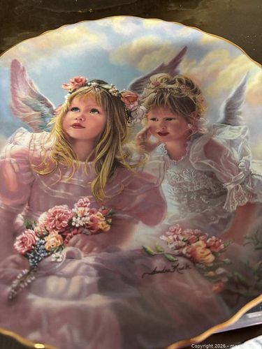 Sandra Kuck Porcelain Decorative Plate, Everlasting Friends (1 of 6)