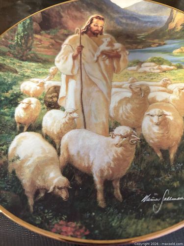 The Hamilton Collection 'The Good Shepherd' Decorative Plate (1 of 6)
