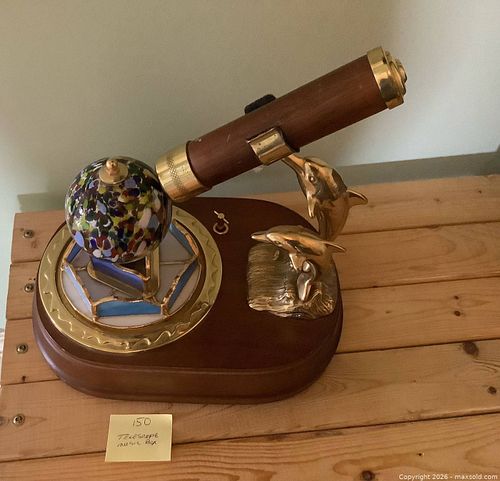 Music Box with Globe and kaleidoscope (1 of 2)